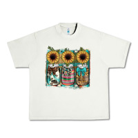 Pistachio mason jar, sunflower Urban Heavy Tee - JahusDesignShop