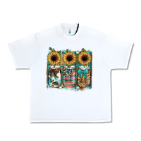 White mason jar, sunflower Urban Heavy Tee - JahusDesignShop