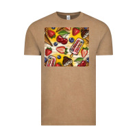 Vintage Coffee summer ice cream with fruits Vintage Tee - TumblerDesignByShophia