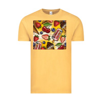 Vintage Mustard summer ice cream with fruits Vintage Tee - TumblerDesignByShophia