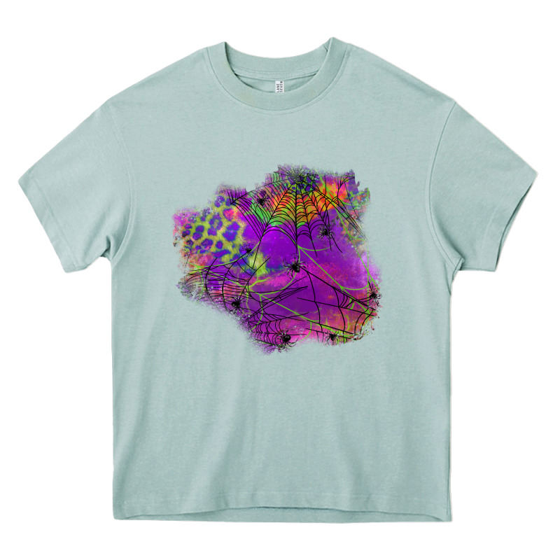 Halloween Spider Web For Patches Heavy Core Tee by BundleAndBundleShop | Teevron