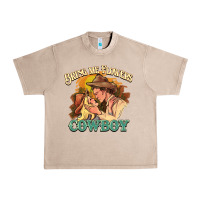 French Oak Bring me flowers cowboy Urban Heavy Tee - HowdyJamesFarm