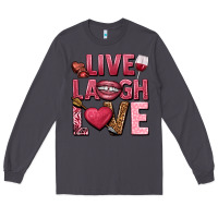 Smoke Live laugh love Valentine's Day Long Sleeve Tee - HowdyJamesFarm