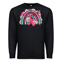 Black Breast Cancer Rainbow Premium Sweatshirt - Artiststas