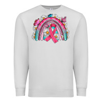Dove Grey Breast Cancer Rainbow Premium Sweatshirt - Artiststas