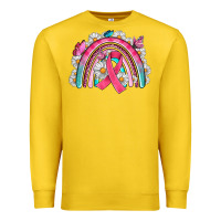 Lemon Breast Cancer Rainbow Premium Sweatshirt - Artiststas