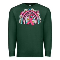 Sports Green Breast Cancer Rainbow Premium Sweatshirt - Artiststas
