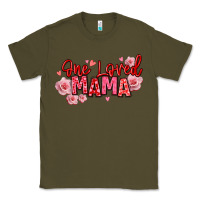 Army Green one loved mama valentine's day Classic Tee - texasbilliewilder