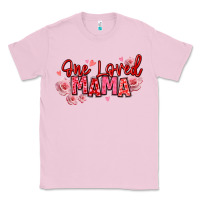 Bubblegum Pink one loved mama valentine's day Classic Tee - texasbilliewilder