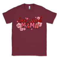 Burgundy one loved mama valentine's day Classic Tee - texasbilliewilder