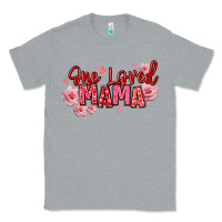 Heather Grey one loved mama valentine's day Classic Tee - texasbilliewilder