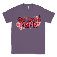 Lavender one loved mama valentine's day Classic Tee - texasbilliewilder