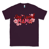 Plum one loved mama valentine's day Classic Tee - texasbilliewilder