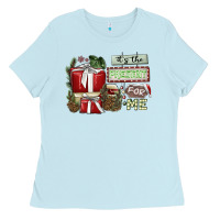 Baby Blue It's The Present For Me Ladies Tee - SublimationCraftShop