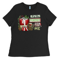 Black It's The Present For Me Ladies Tee - SublimationCraftShop