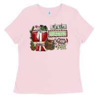 Bubblegum Pink It's The Present For Me Ladies Tee - SublimationCraftShop