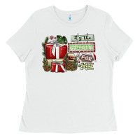 White It's The Present For Me Ladies Tee - SublimationCraftShop