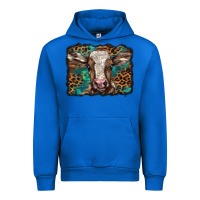Cobalt Christmas background baby calf Urban Hoodie - BarkalooDesign