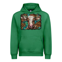 Emerald Christmas background baby calf Urban Hoodie - BarkalooDesign