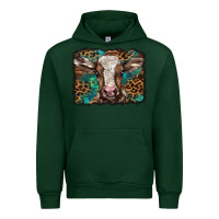 Forest Green Christmas background baby calf Urban Hoodie - BarkalooDesign