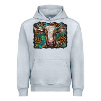 Heather Grey Christmas background baby calf Urban Hoodie - BarkalooDesign