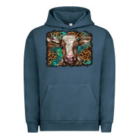 Pigment Midnight Navy Christmas background baby calf Urban Hoodie - BarkalooDesign