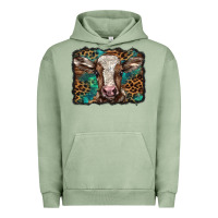 Pigment Oil Green Christmas background baby calf Urban Hoodie - BarkalooDesign
