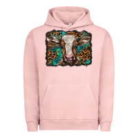 Pigment Salmon Christmas background baby calf Urban Hoodie - BarkalooDesign