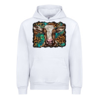 White Christmas background baby calf Urban Hoodie - BarkalooDesign