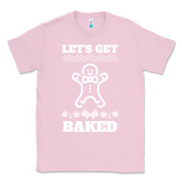 Bubblegum Pink Let's Get Baked Smoking Weed Funny Christmas Gift 1 Classic Tee - lanVoArt