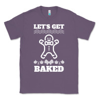 Lavender Let's Get Baked Smoking Weed Funny Christmas Gift 1 Classic Tee - lanVoArt