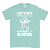 Seafoam Let's Get Baked Smoking Weed Funny Christmas Gift 1 Classic Tee - lanVoArt