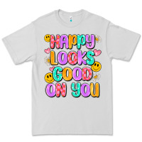 Dove Grey happy looks good on you Premium Tee - Artiststas