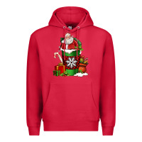 Cardinal Christmas Santa Claus Coffee Cup Premium Hoodie - FaDigitalArtStudio