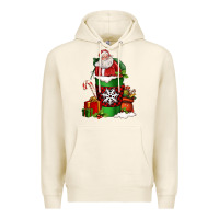 Tofu Christmas Santa Claus Coffee Cup Premium Hoodie - FaDigitalArtStudio