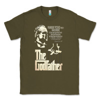 Army Green The Godfather Classic Tee - lanVoArt