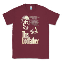 Burgundy The Godfather Classic Tee - lanVoArt