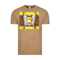 Vintage Coffee raising ballers with baseball and softball leopard tumbler tbs Vintage Tee - TumblerDesignByShophia