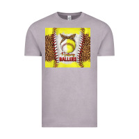 Vintage Zinc raising ballers with baseball and softball leopard tumbler tbs Vintage Tee - TumblerDesignByShophia
