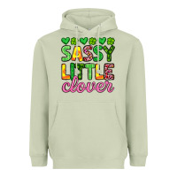 Matcha sassy little clover st patrick s day Heavyweight Hoodie - Artiststas