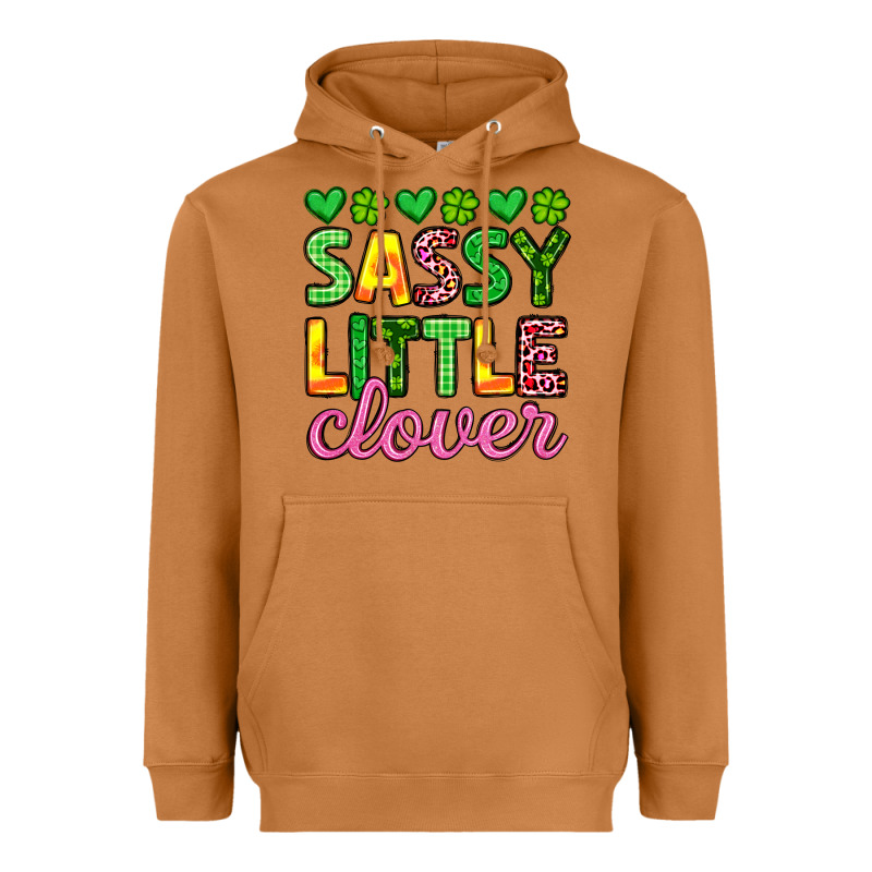Sassy Little Clover St Patrick S Day Heavyweight Hoodie by Artiststas | Teevron