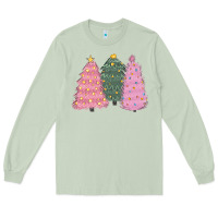 Matcha christmas trees Long Sleeve Tee - CowGirlArtShop