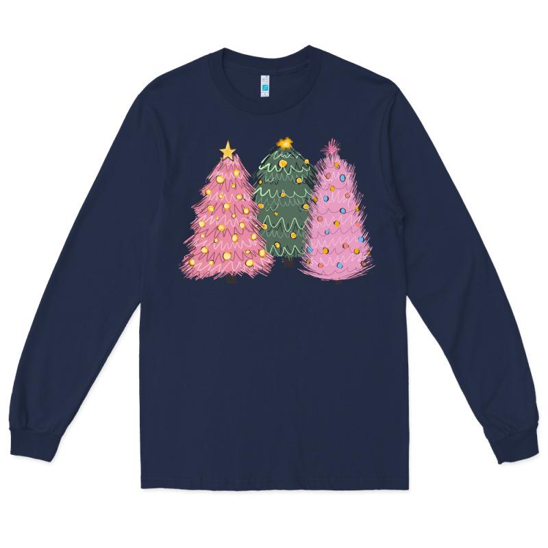 Christmas Trees Long Sleeve Tee by CowGirlArtShop | Teevron