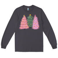 Smoke christmas trees Long Sleeve Tee - CowGirlArtShop