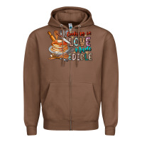 Chestnut cooking is love made edible Zipper Hoodie - CowhideDigitalArt