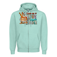 Seafoam cooking is love made edible Zipper Hoodie - CowhideDigitalArt