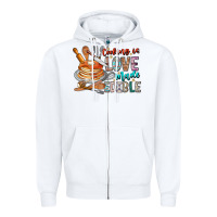 White cooking is love made edible Zipper Hoodie - CowhideDigitalArt