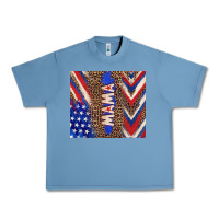 Pebble Blue American mama Urban Heavy Tee - TumblerDesignByShophia
