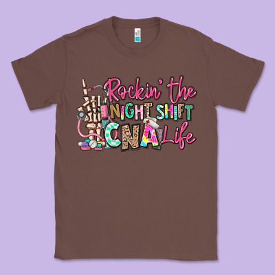Rockin The Night Shift Cna Life Classic Tee Designed By Ranaportraitstore