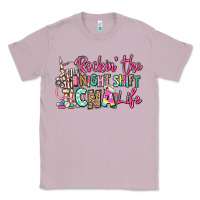 Lilac rockin the night shift cna life Classic Tee - RanaPortraitStore